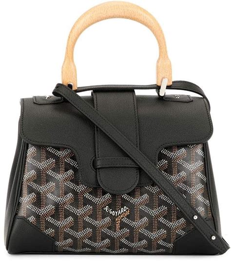 goyard top handle bag|goyard wooden handle bag price.